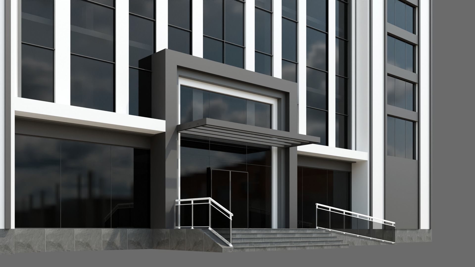 Office Building ID046 3D model_6