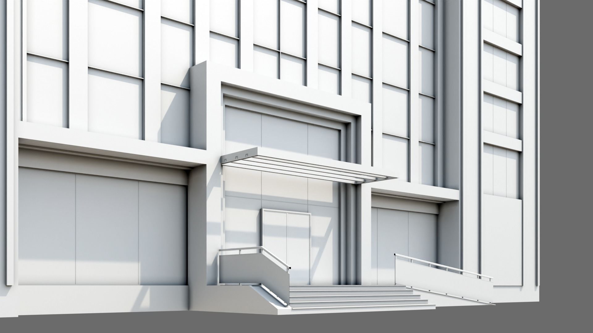 Office Building ID046 3D model_7