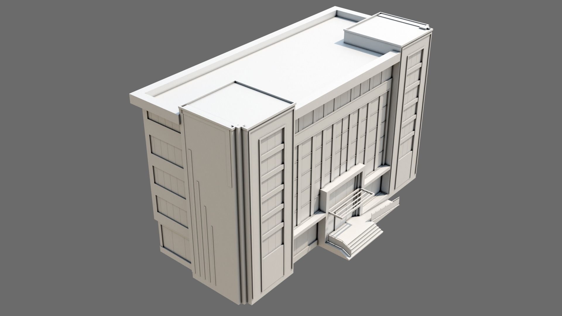 Office Building ID046 3D model_5