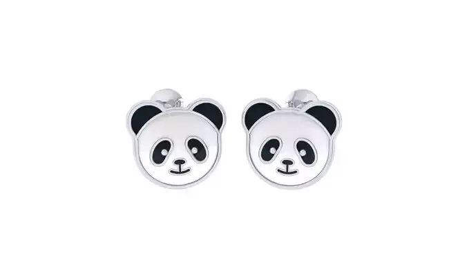 Kids Earrings 3dm STL OBJ FBX Renders Details