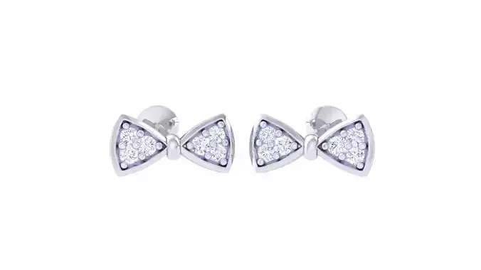 Kids Earrings 3dm STL OBJ FBX Renders Details 3D print model
