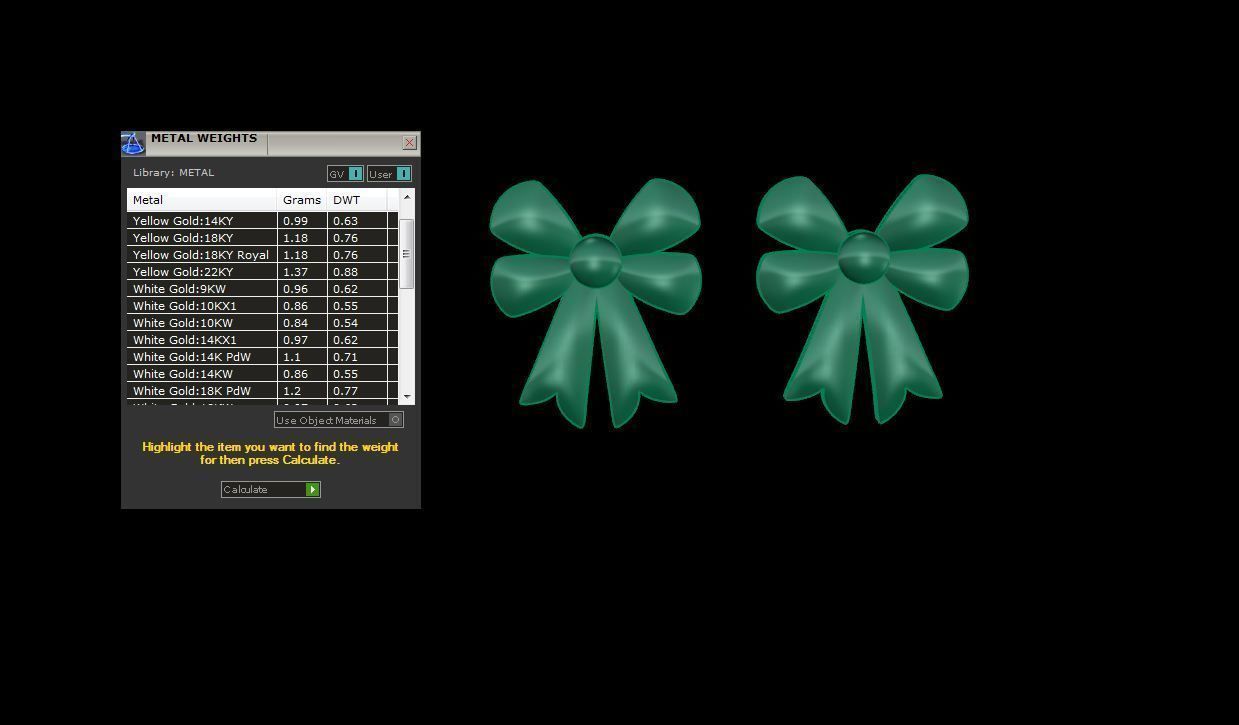 Kids Earrings 3dm STL OBJ FBX Renders Details 3D print model_4