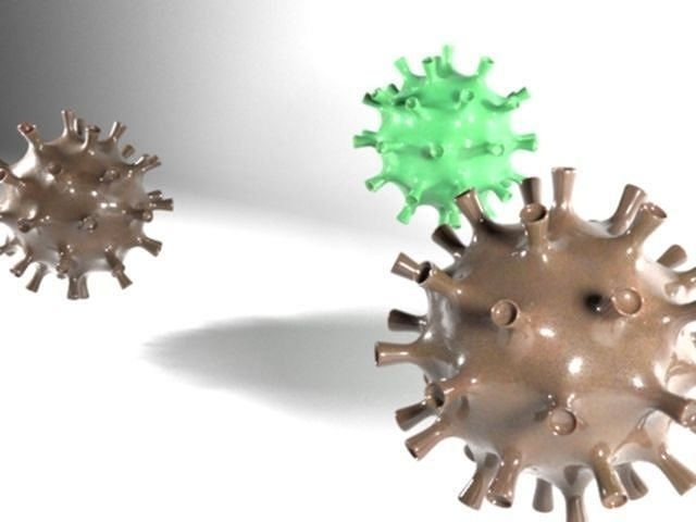 COVID-19 corona virus 3D model