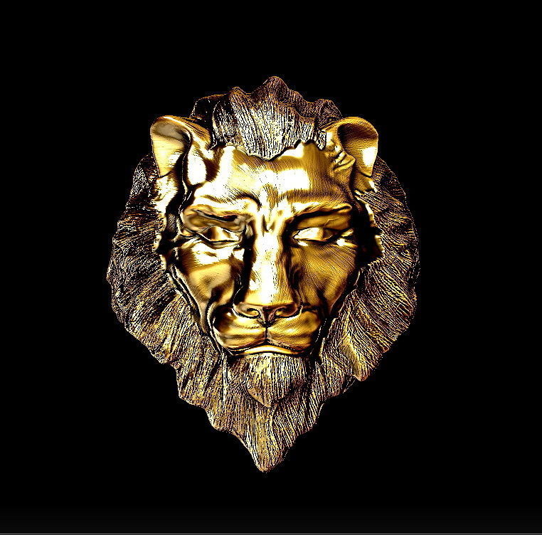 Lion Ring NARASIMHA 3D print model_1
