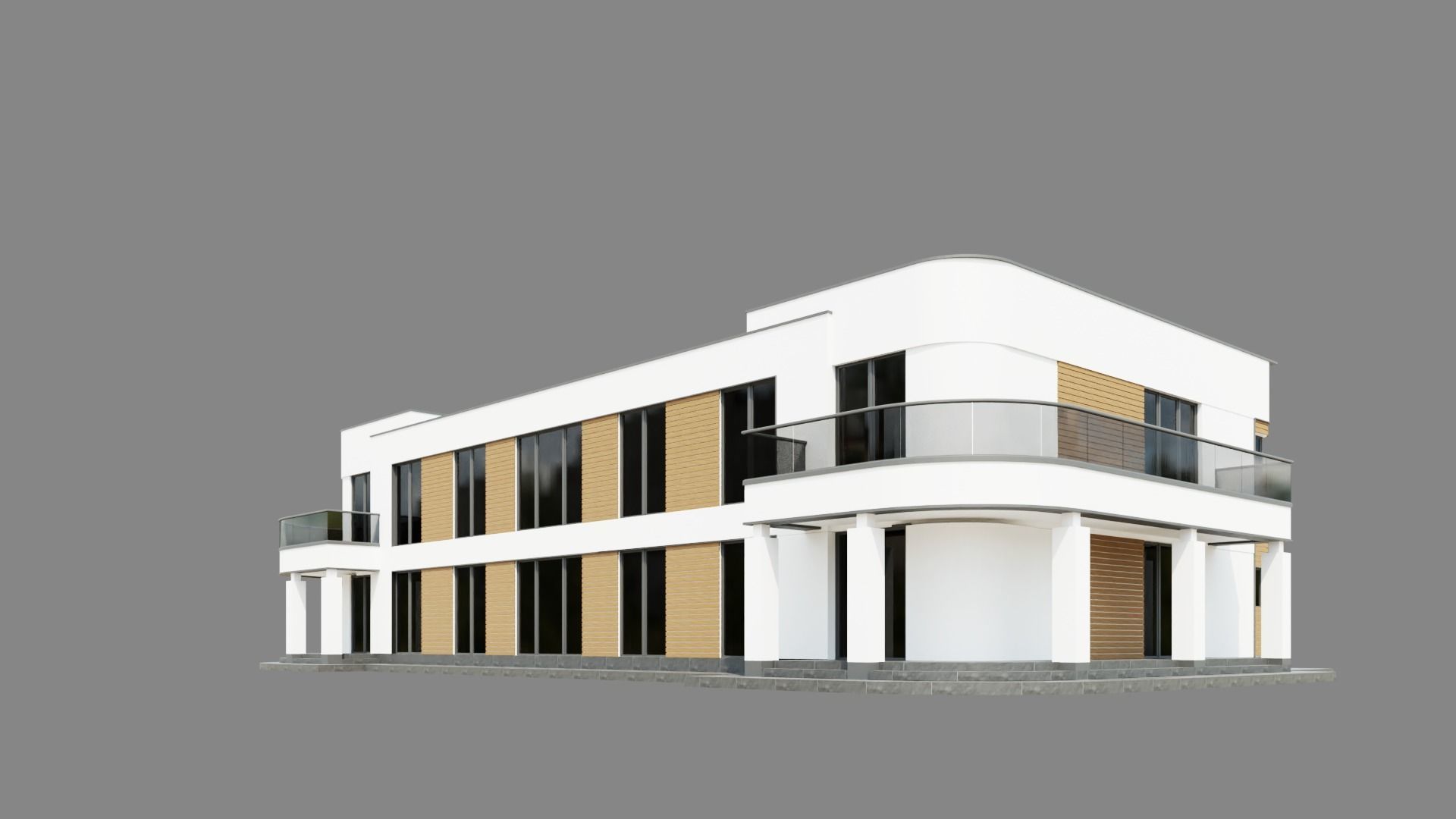 Modern House ID048 3D model_7
