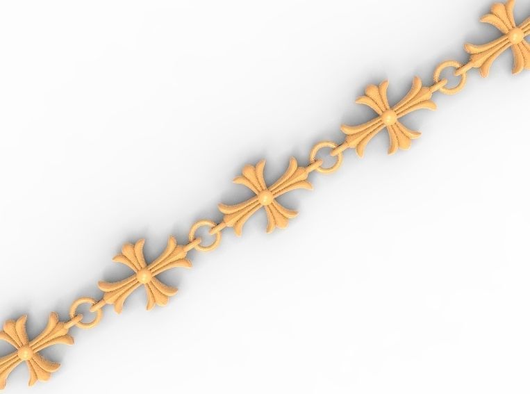 chain crosses 3D print model_2