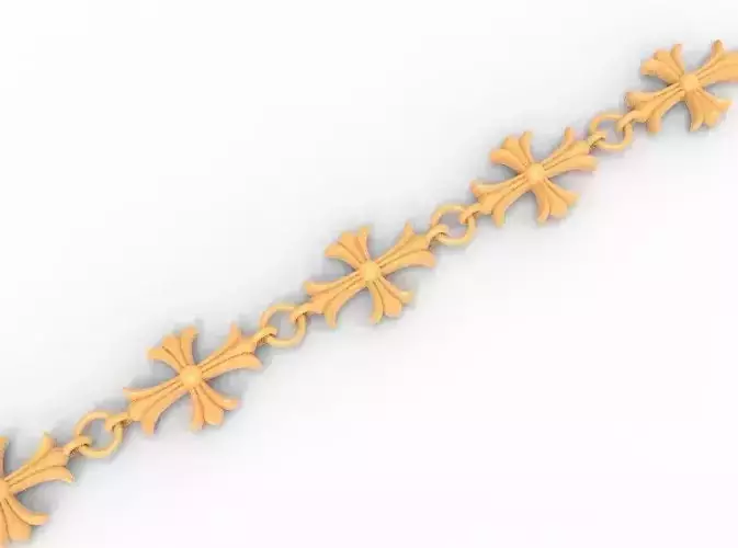 chain crosses 3D print model