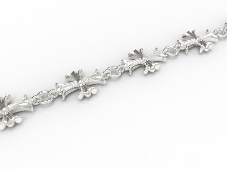 chain crosses 3D print model_4