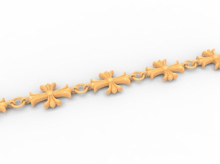 chain crosses 3D print model_1