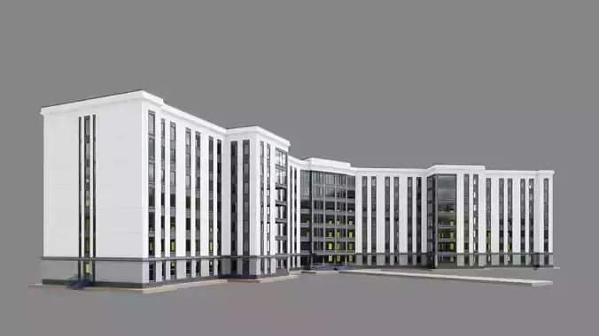 University Building ID049 3D model
