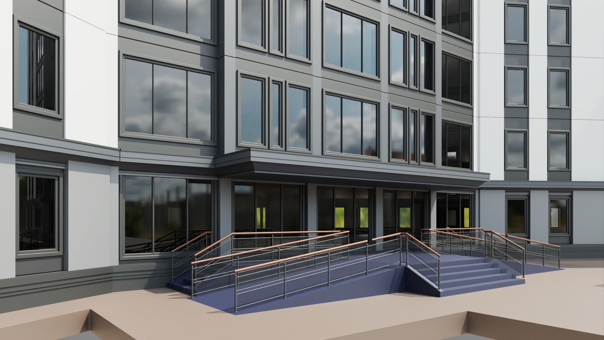 University Building ID049 3D model_4