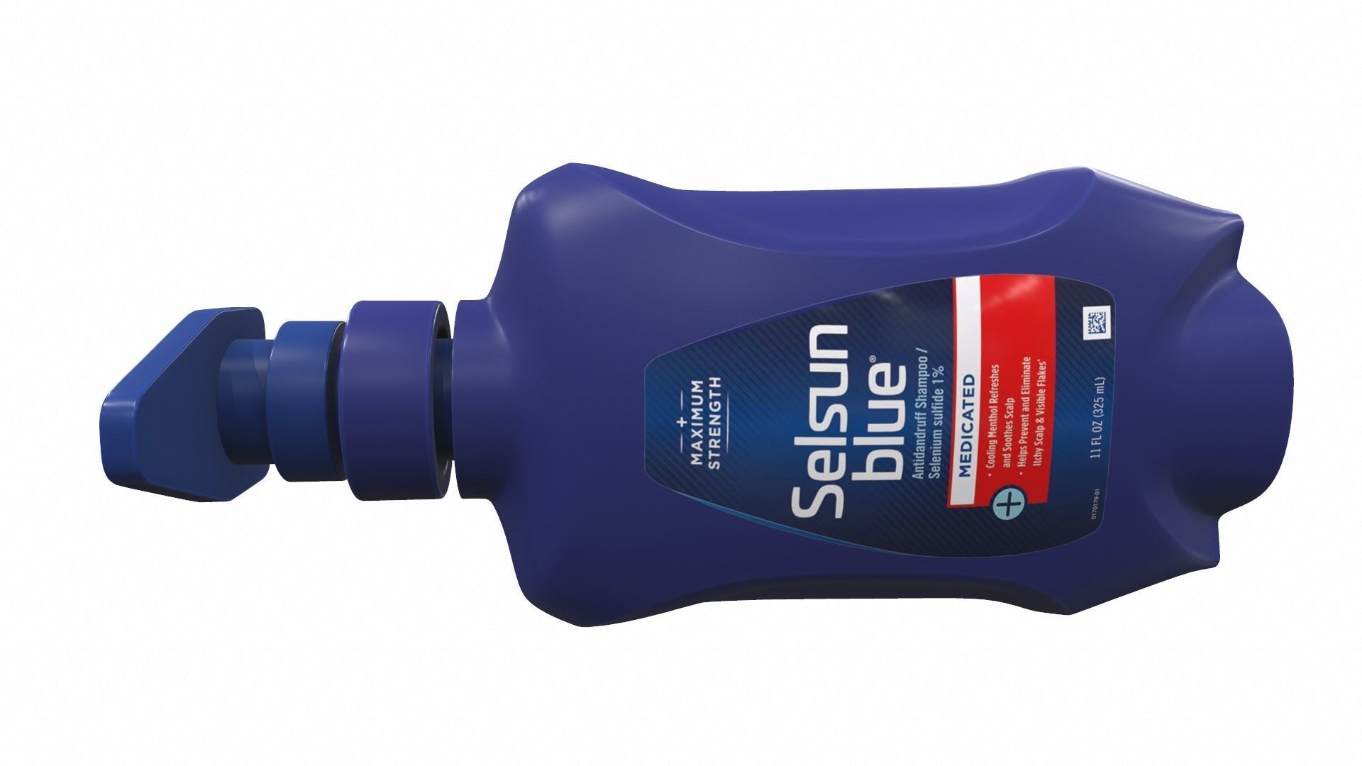 Shampoo Selsun blue 3D model_7