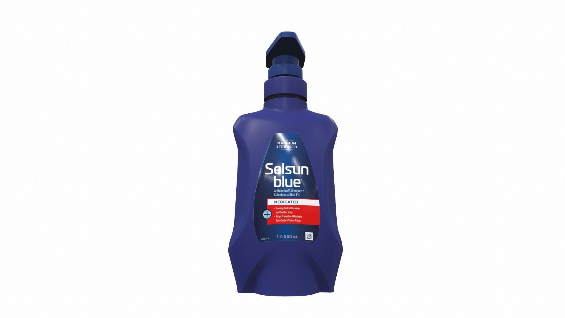 Shampoo Selsun blue 3D model_1