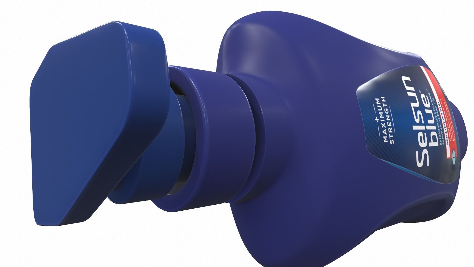Shampoo Selsun blue 3D model_10