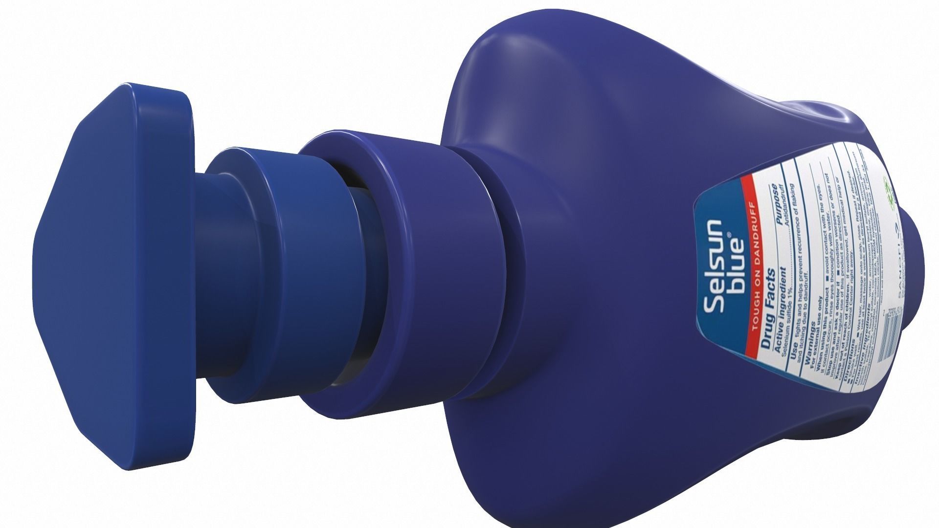 Shampoo Selsun blue 3D model_9