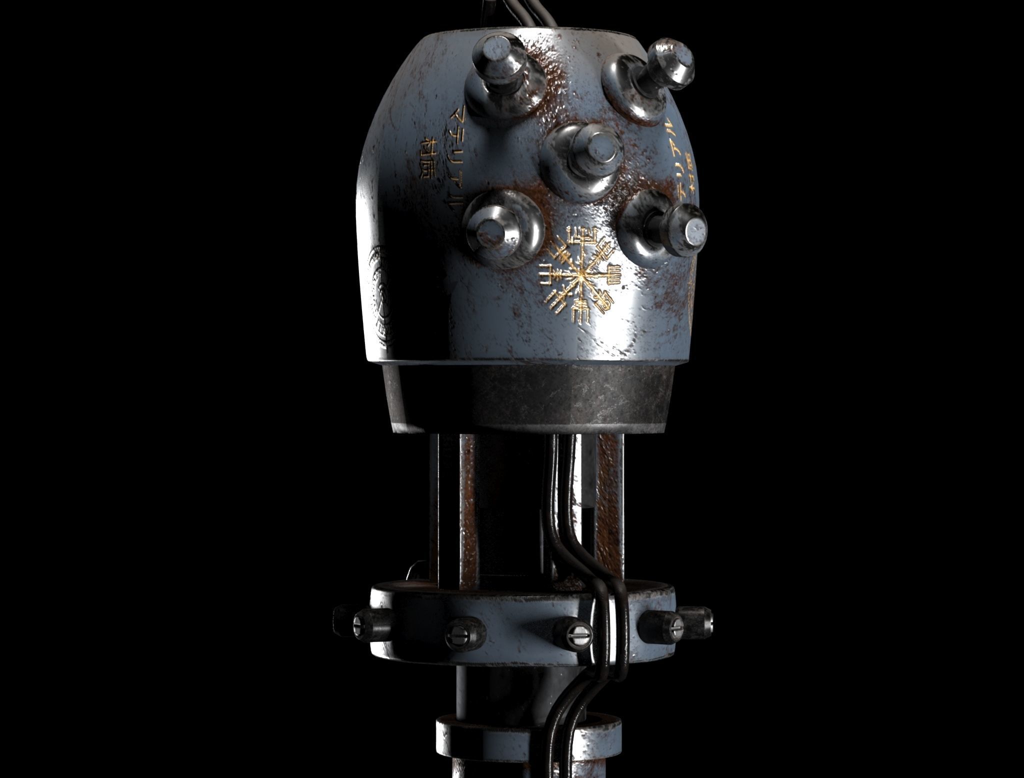 Robot Hand Free low-poly 3D model_3