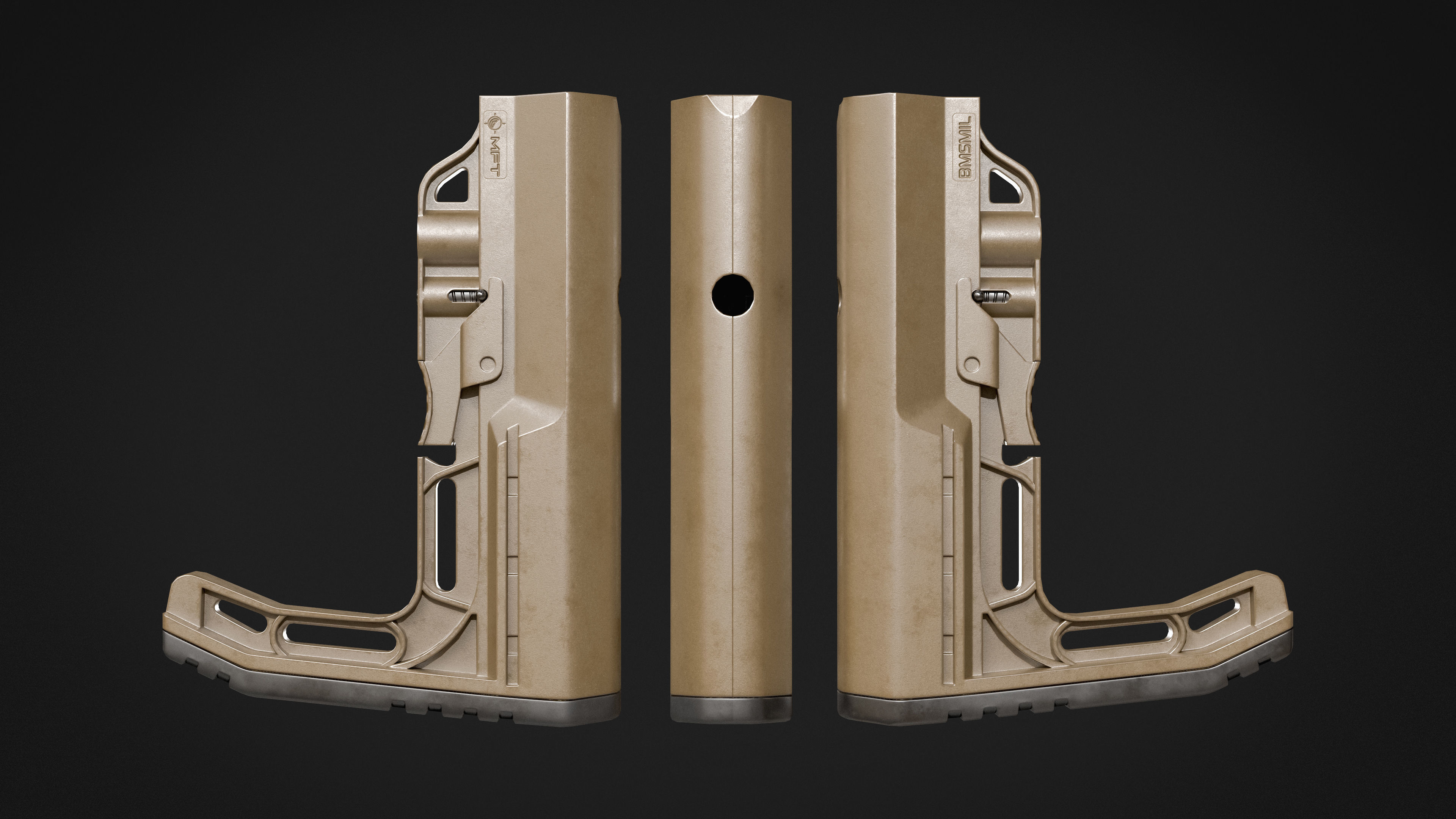 MFT - Battlelink Minimalist Stock 3D model_3
