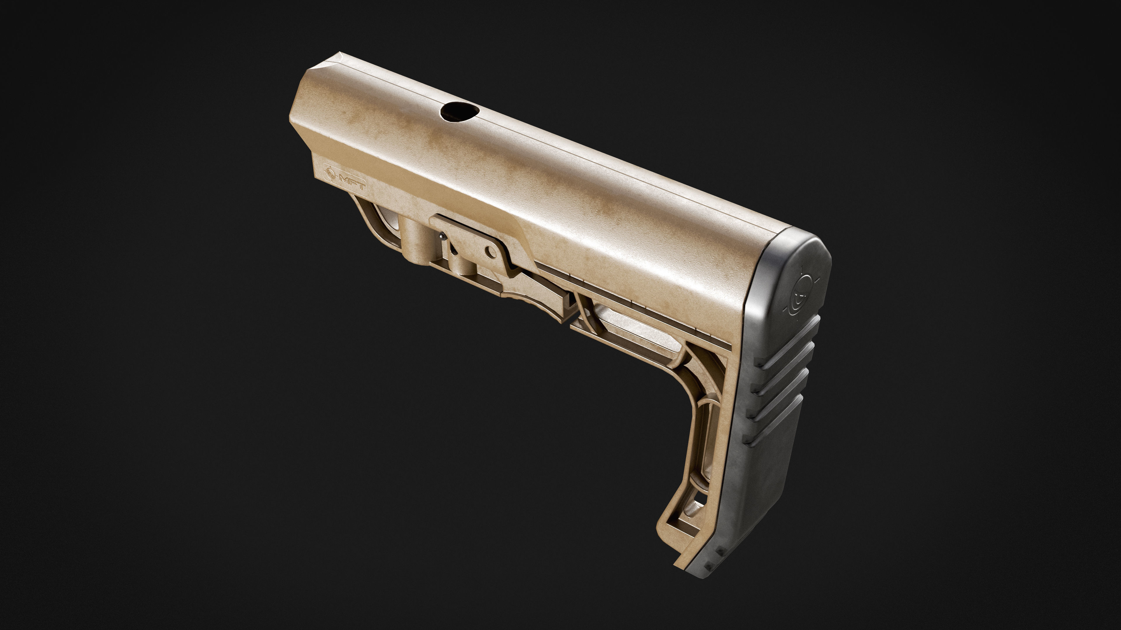 MFT - Battlelink Minimalist Stock 3D model_7