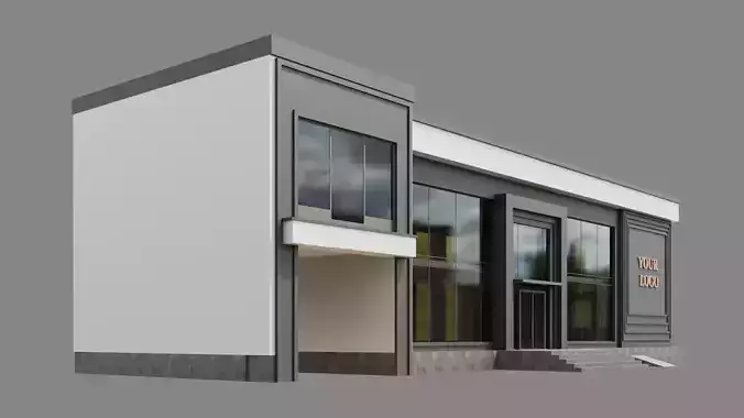 Mini Office ID053 3D model