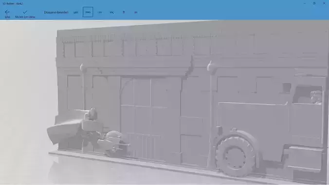 Dark Knight Batman best scene Low-poly 3D model