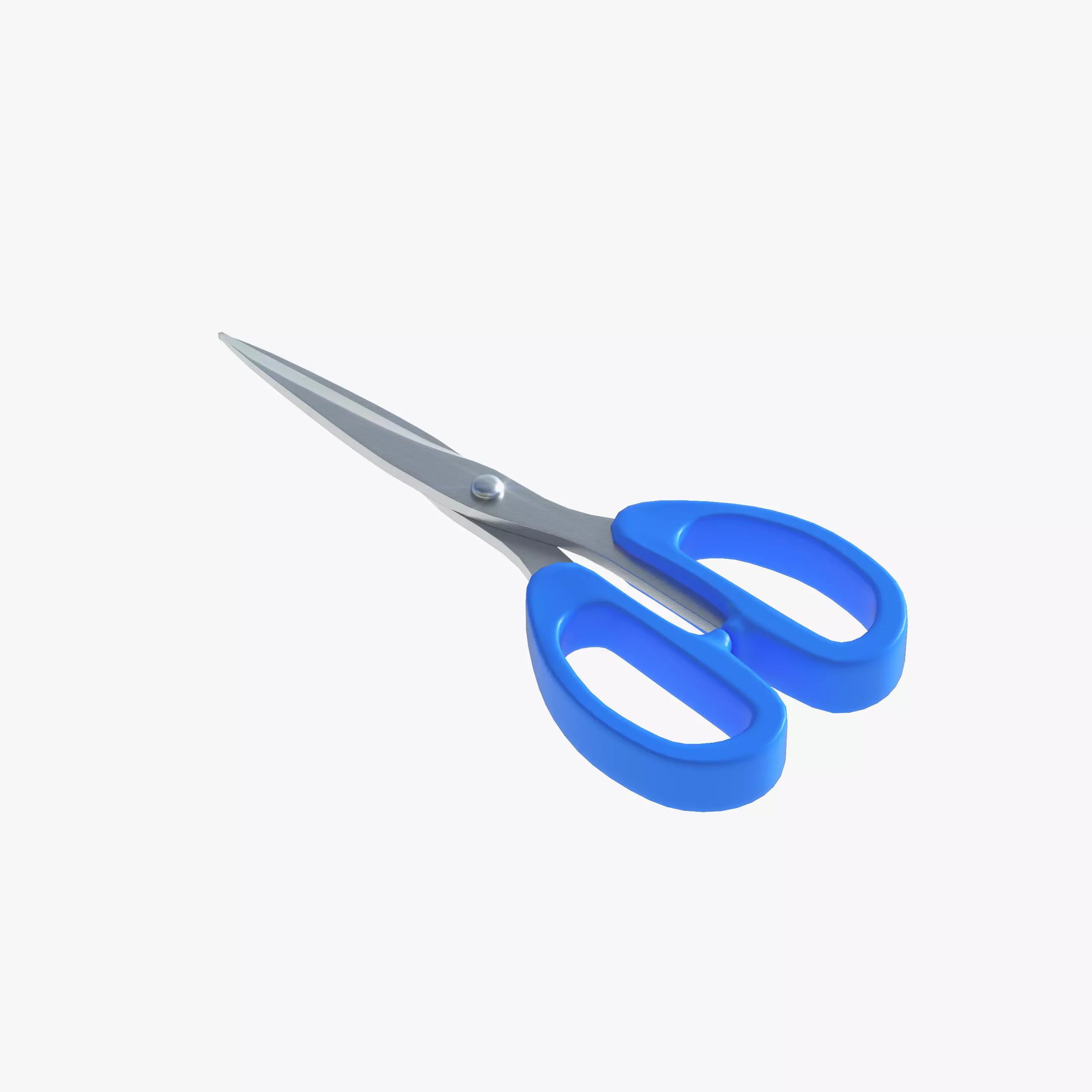 scissor pair of scissors Free low-poly 3D model_0