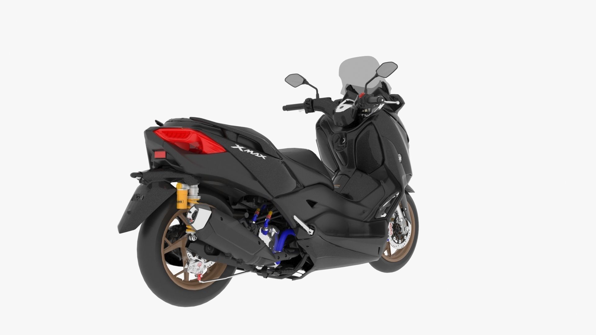 Yamaha Xmax 300  3D model_4