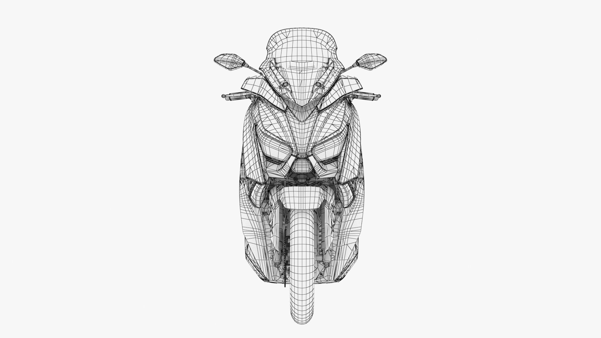 Yamaha Xmax 300  3D model_8