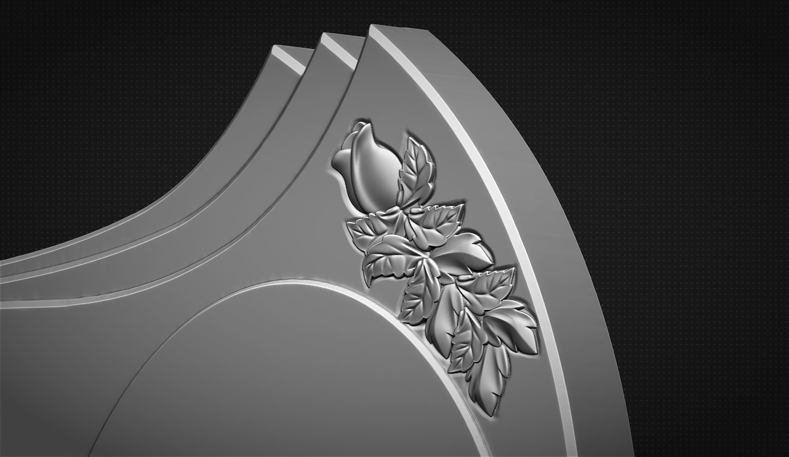 Memorial Tombstone 3D print model_6