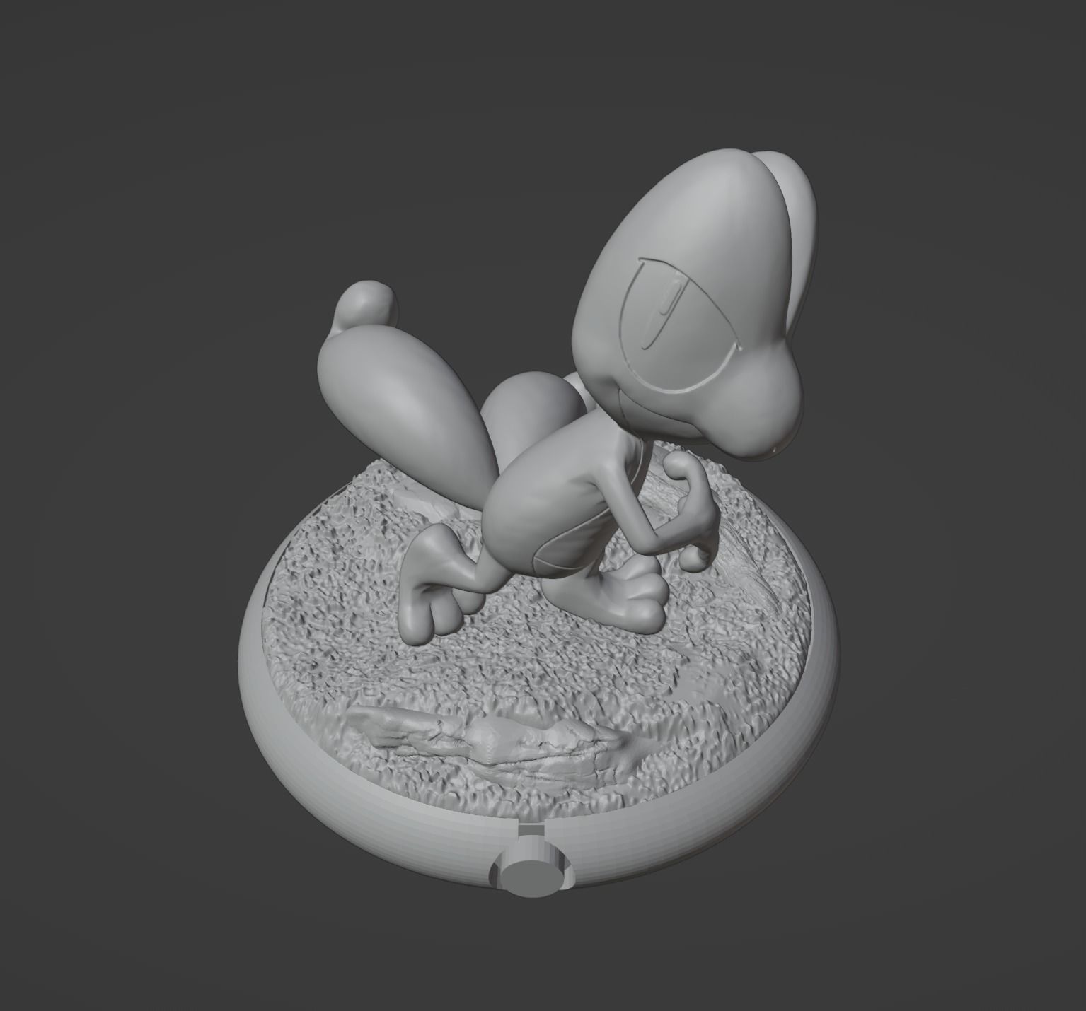 Treecko pokemon 3D print model 3D print model_4