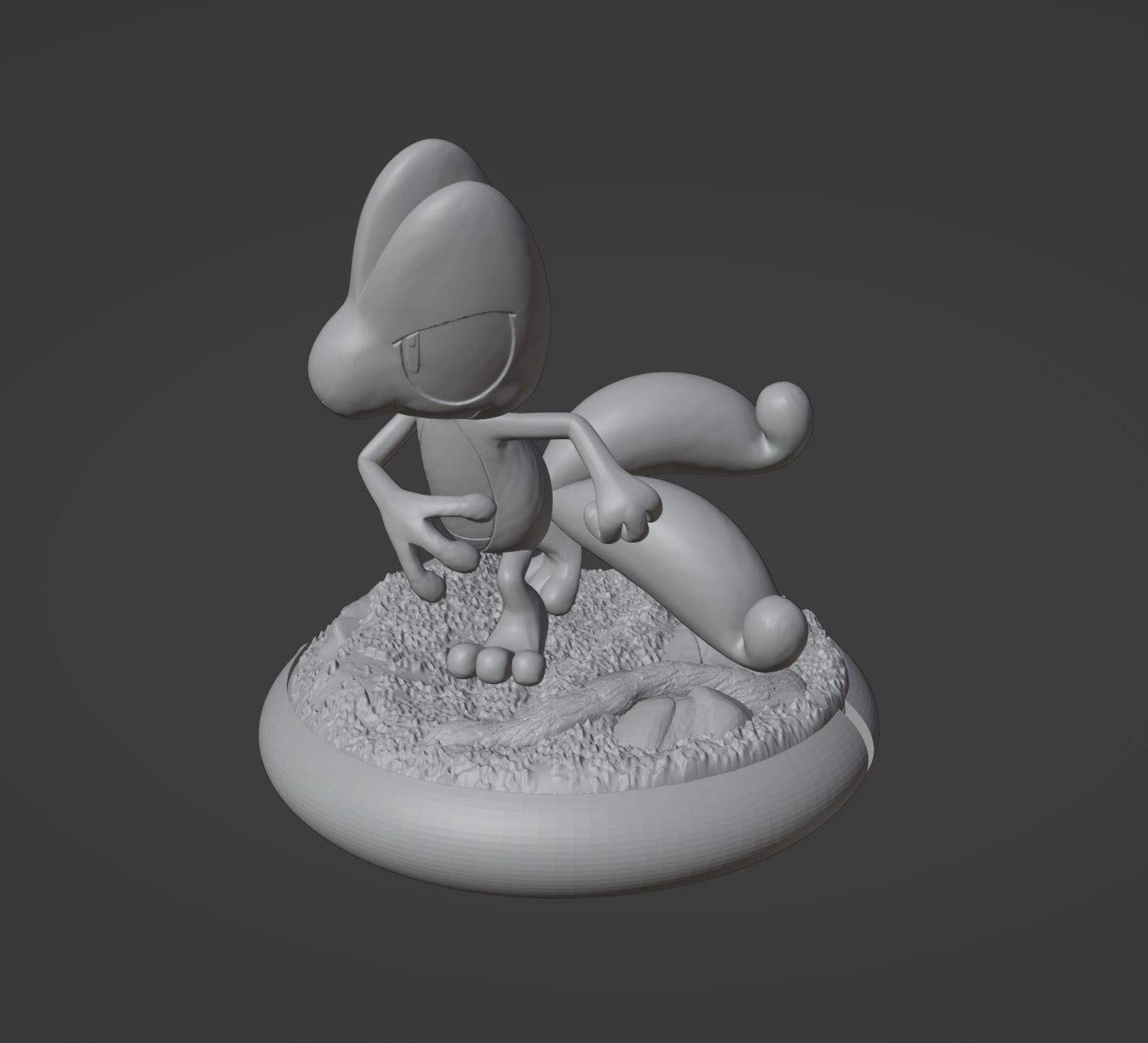 Treecko pokemon 3D print model 3D print model_5