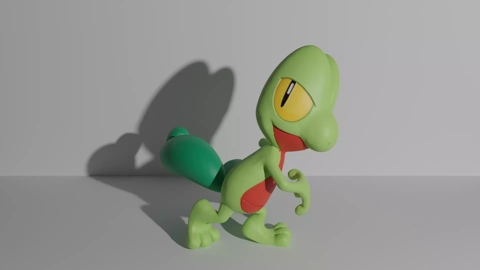 Treecko pokemon 3D print model 3D print model_0