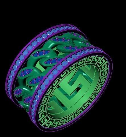 Rings 3D print model_2