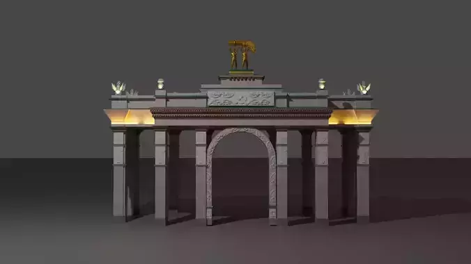 Arch VDNH 3D model