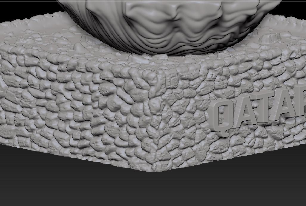 oyster shell with pearl 3D print model_3