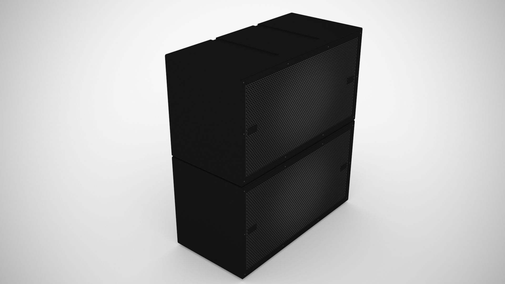 Concert Sound System Line Array 3D model_3