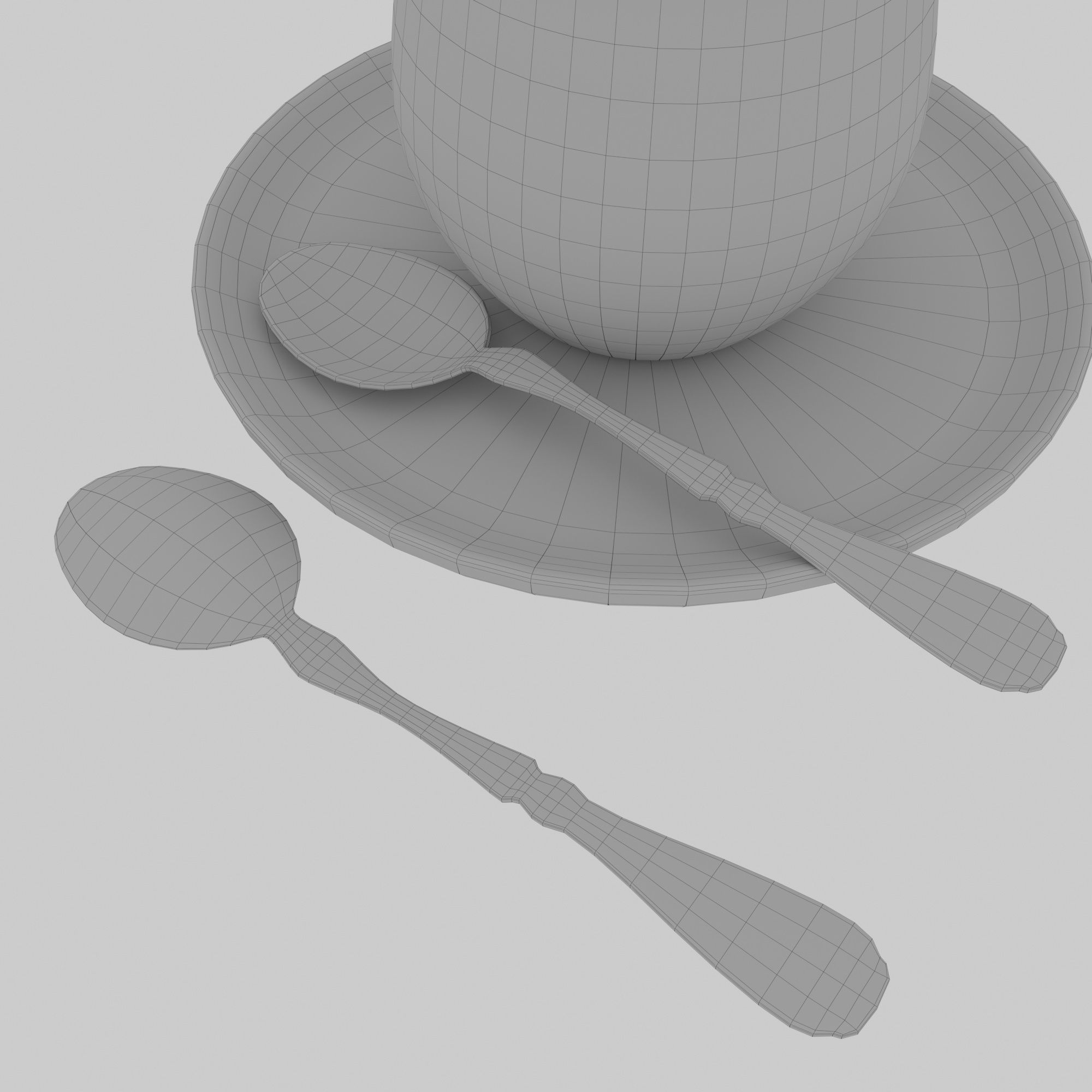 Lemon dessert 3D model_5