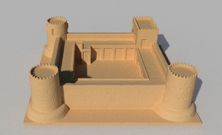 zubarah cattle 3D print model_1