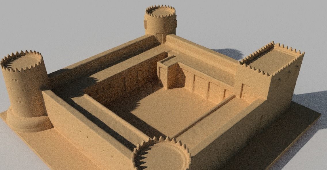 zubarah cattle 3D print model_3