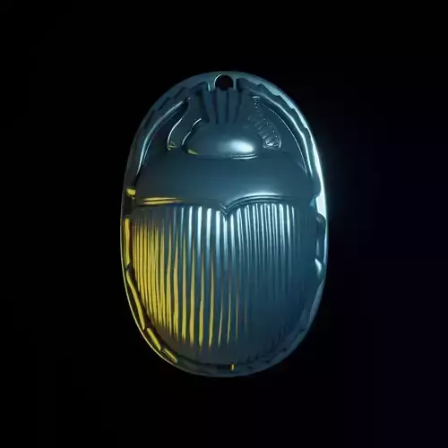 Scarab amulet 3D print model