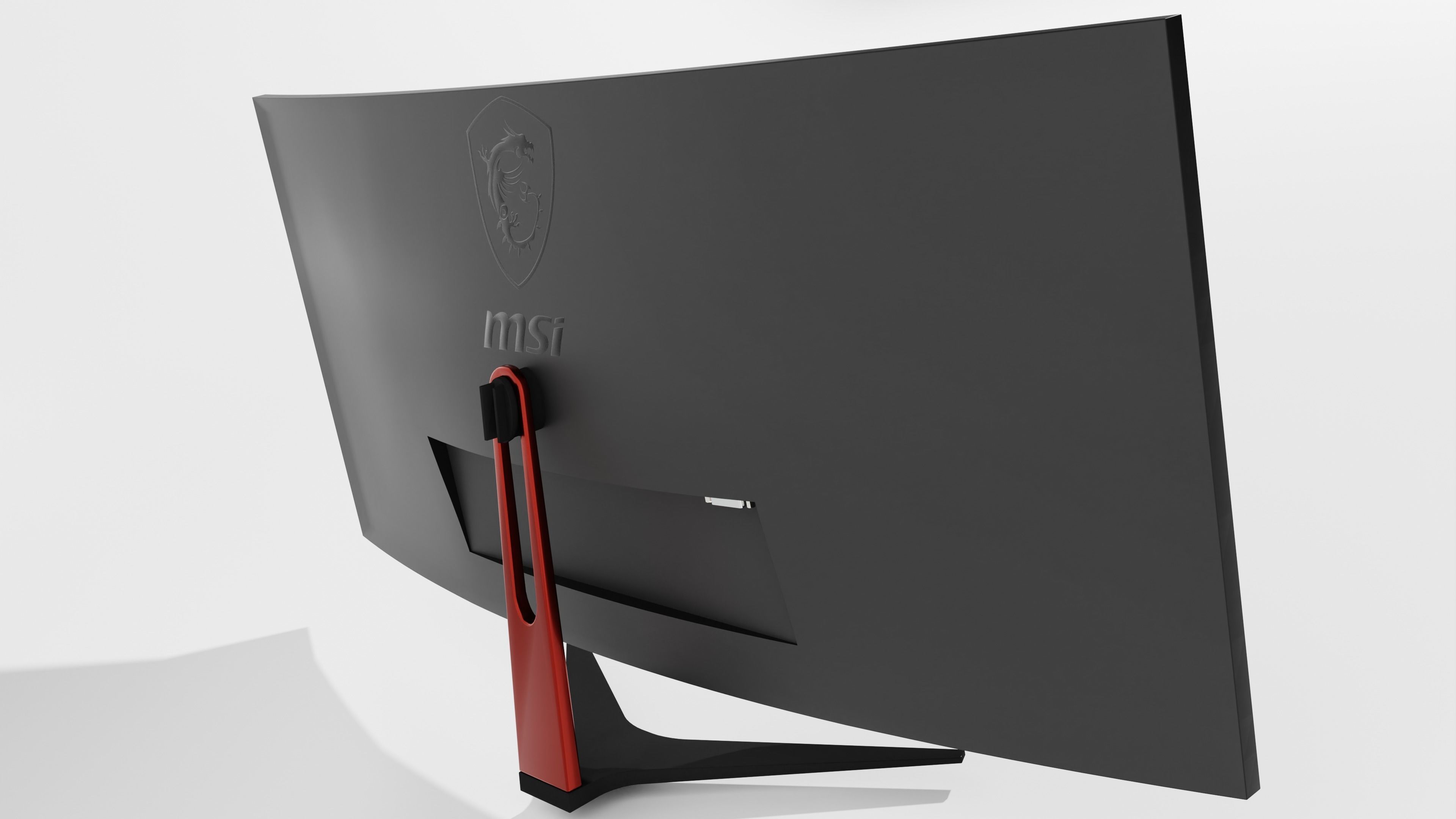 Monitor MSI Optix MAG341CQ PC 3D model_2