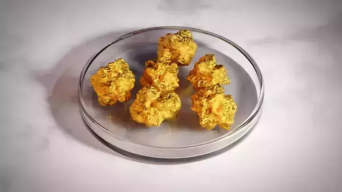 Gold Ore Nugget Pack