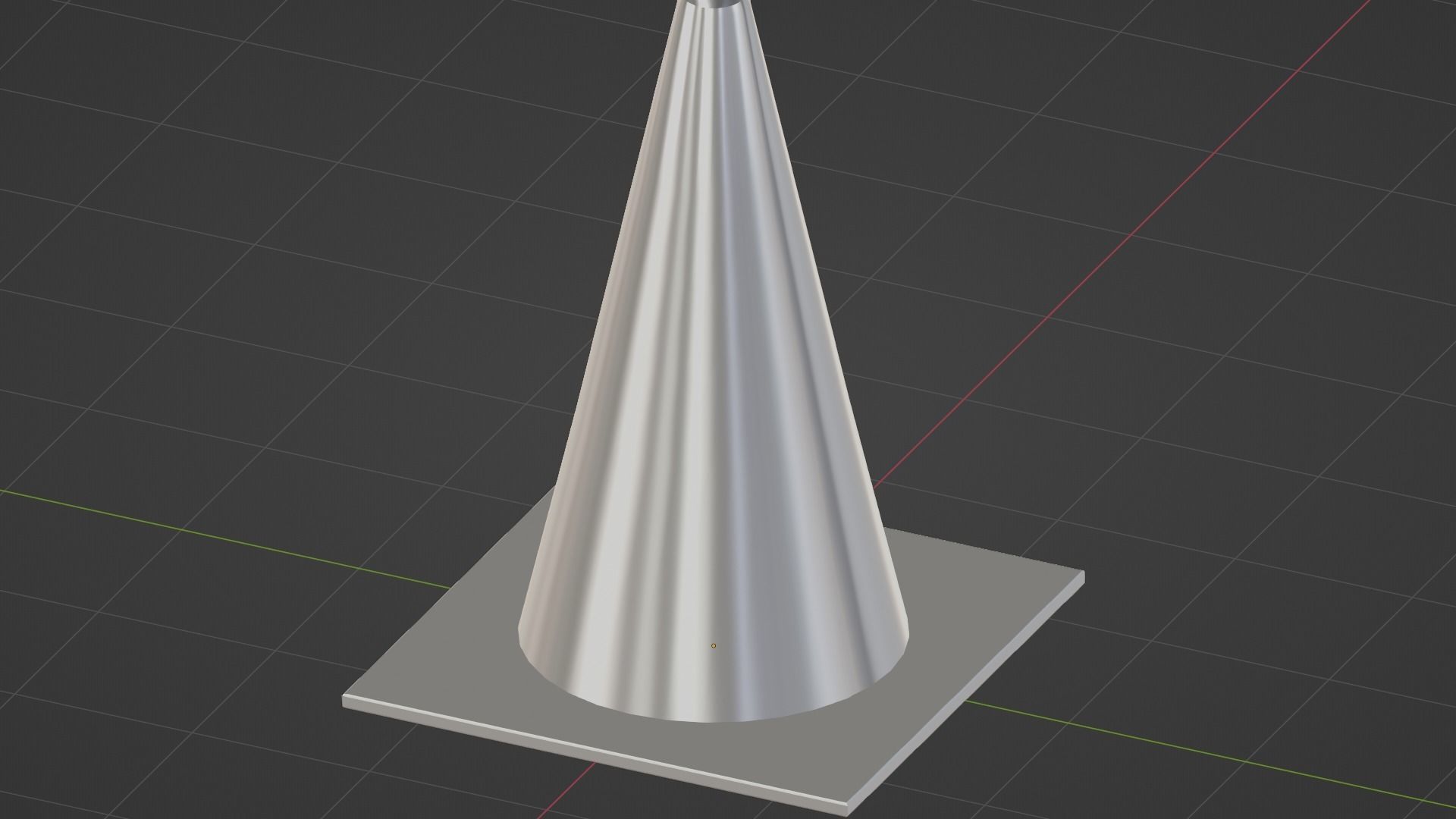 Traffic Cone - low poly - Game Ready Low Poly - 3D Low-poly 3D model_16
