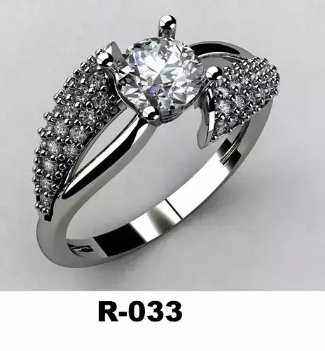 Rings engagement ring with diamonds