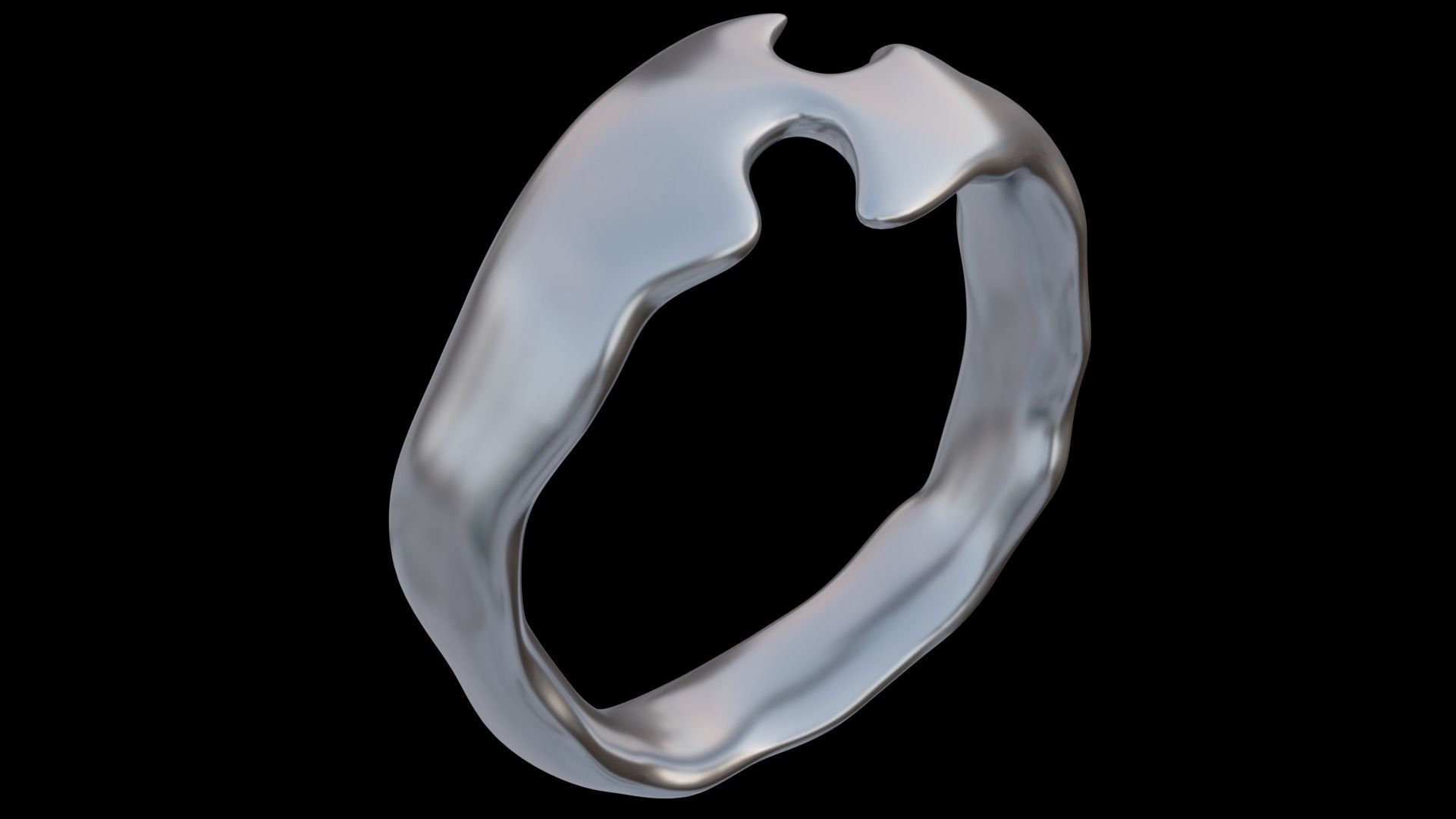 Liquid Ring design 3D print model_1