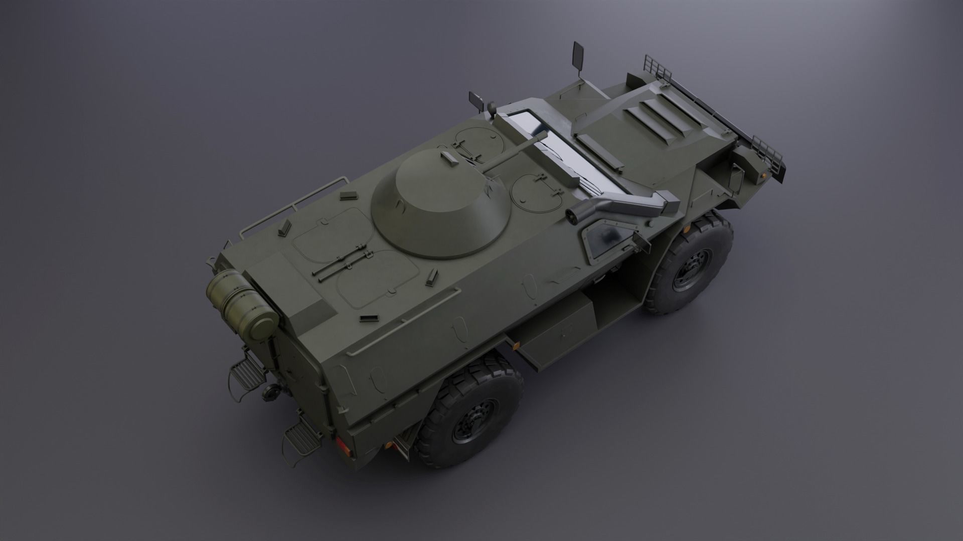 Kamaz 43269 Vistrel PBR Low-poly Game-ready Low-poly 3D model_3