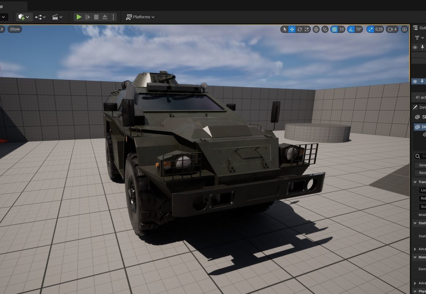 Kamaz 43269 Vistrel PBR Low-poly Game-ready Low-poly 3D model_8