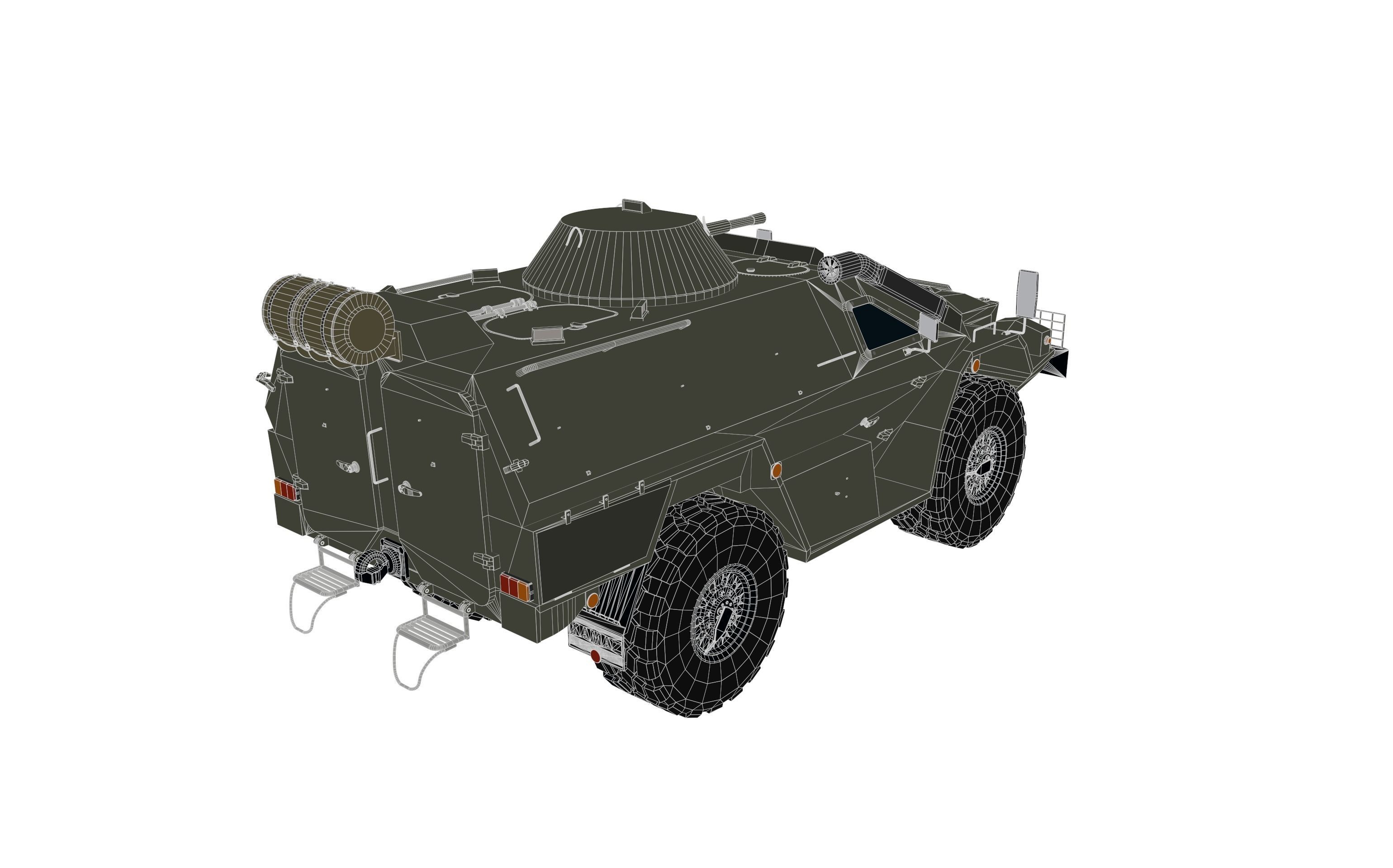Kamaz 43269 Vistrel PBR Low-poly Game-ready Low-poly 3D model_7