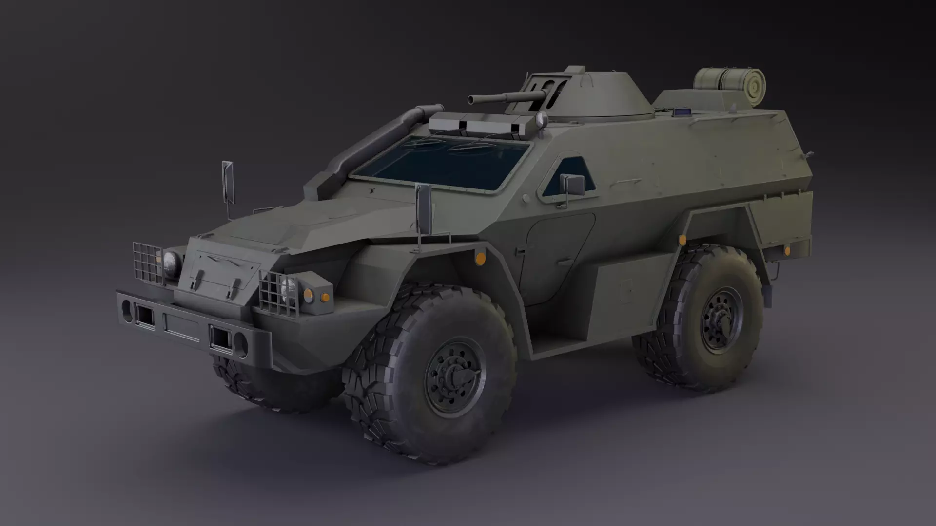 Kamaz 43269 Vistrel PBR Low-poly Game-ready Low-poly 3D model_0