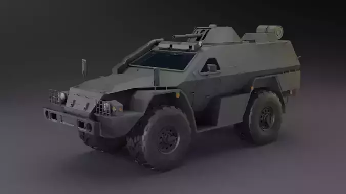 Kamaz 43269 Vistrel PBR Low-poly Game-ready
