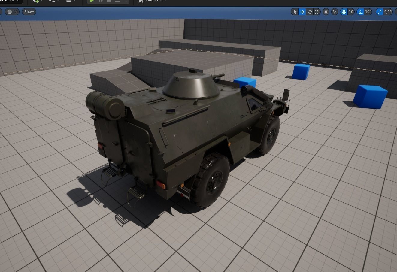 Kamaz 43269 Vistrel PBR Low-poly Game-ready Low-poly 3D model_10